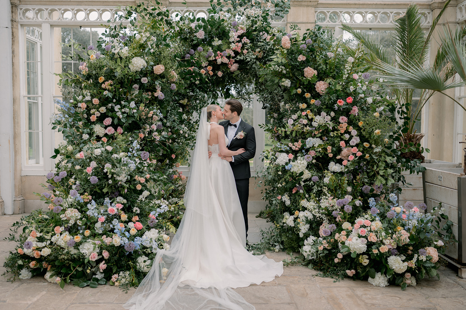 Syon Park london wedding venue ceremony flowers arch florist