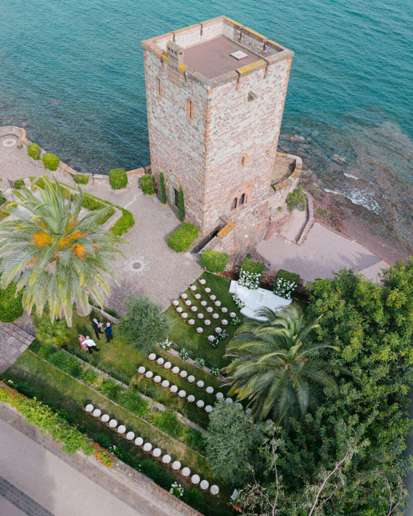 Cannes luxury destination wedding flowers by Flourish and Grace