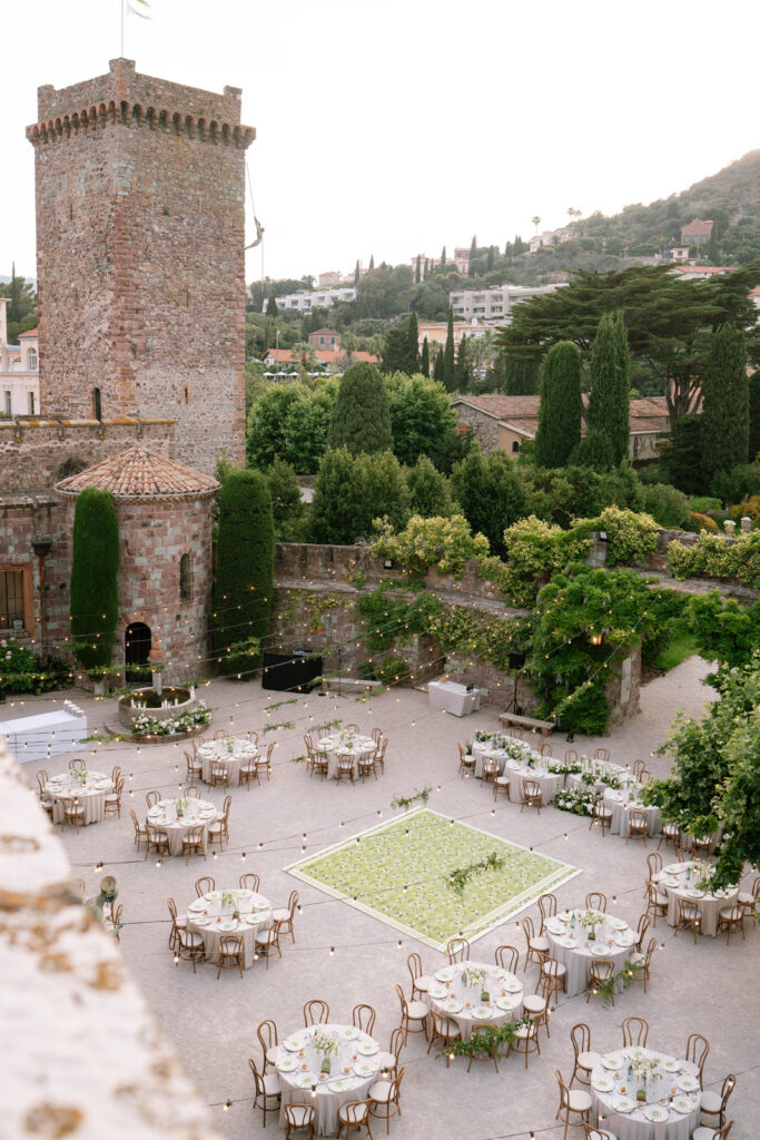 Cannes luxury destination wedding flowers by Flourish and Grace