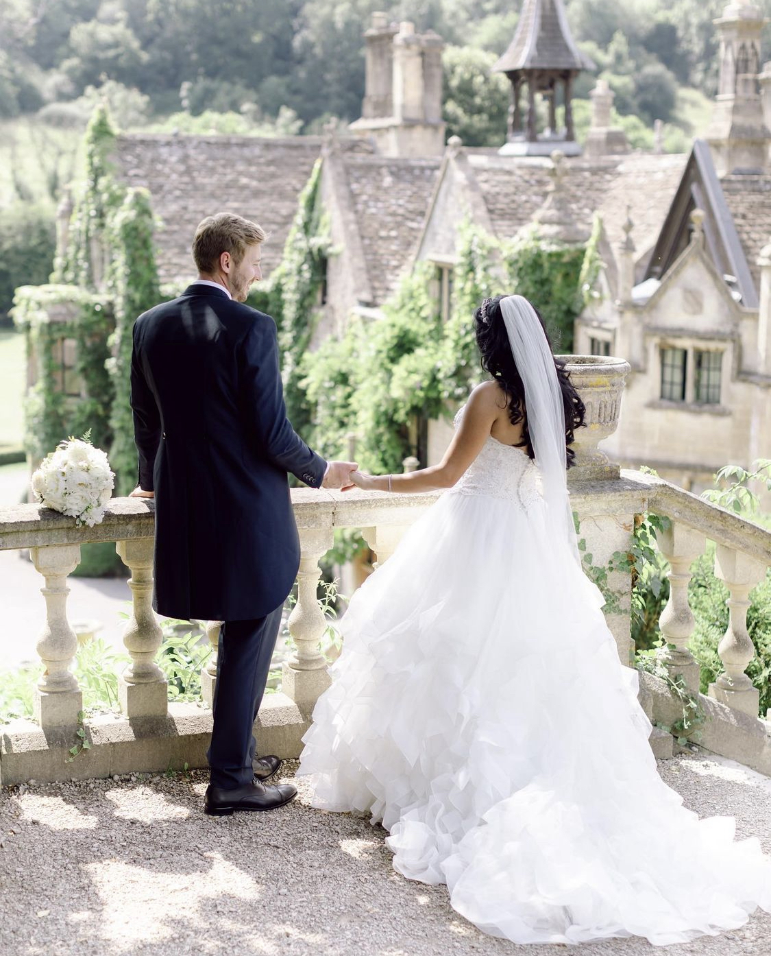 The Manor House Castle Combe cotswolds wedding florist Flourish and Grace with Aurelia Allen Photography somerset manor house country wedding venue wedding weekend
