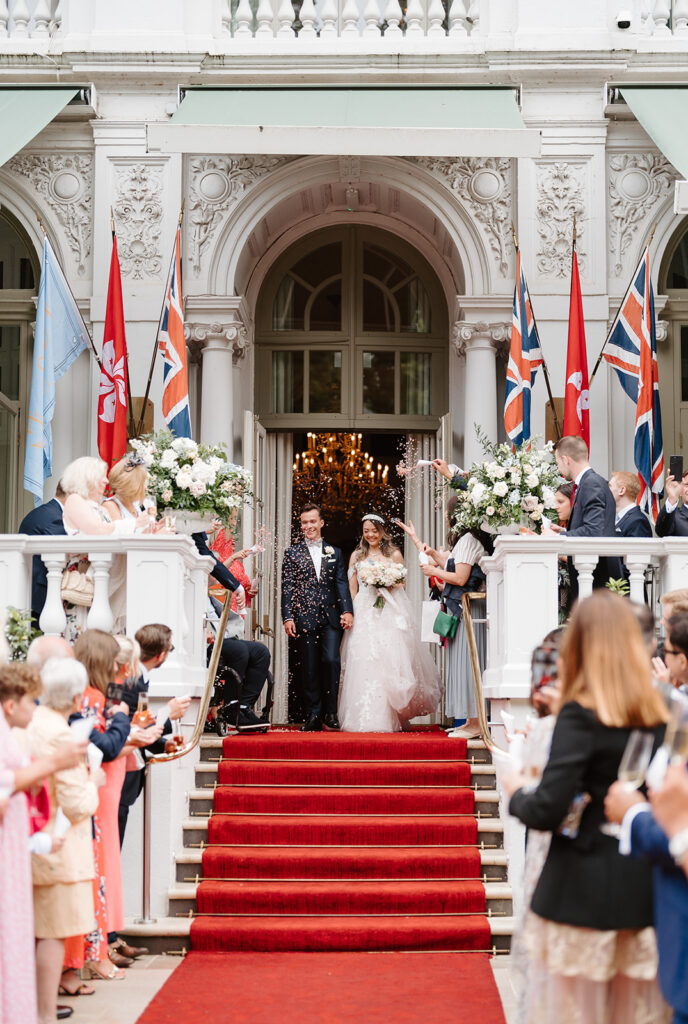Mandarin Oriental Hyde Park wedding flowers