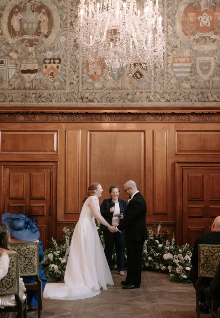 The Ned Tapestry Room Ceremony Arch Flowers
