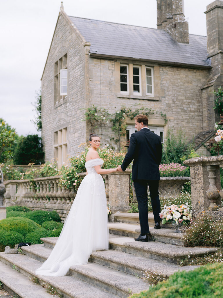 Euridge Manor cotswolds wedding venue flowers by Flourish and Grace