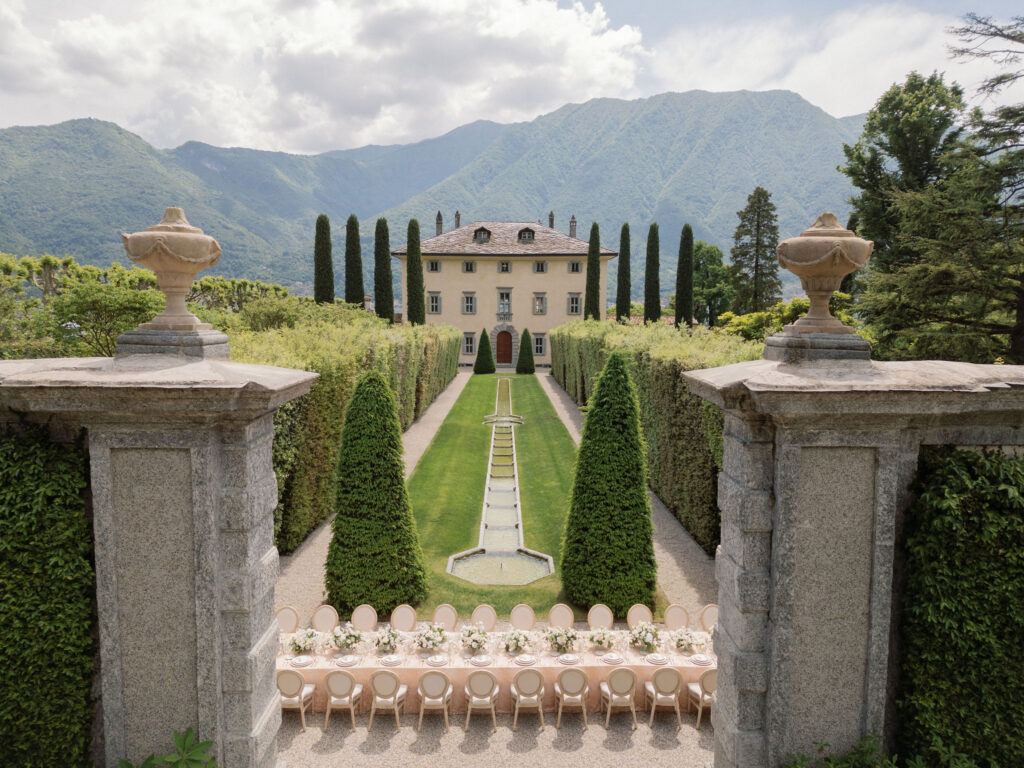Lake Como Villa Balbiano Luxury Destination Wedding Florist