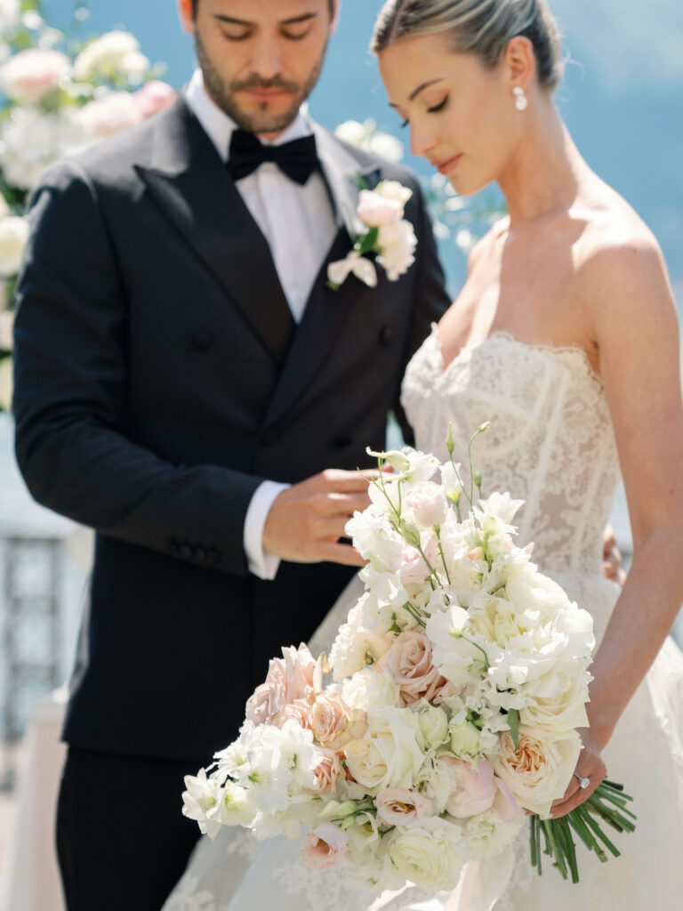 Lake Como Villa Balbiano Luxury Destination Wedding Florist