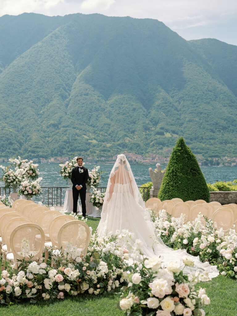 Lake Como Villa Balbiano Luxury Destination Wedding Florist
