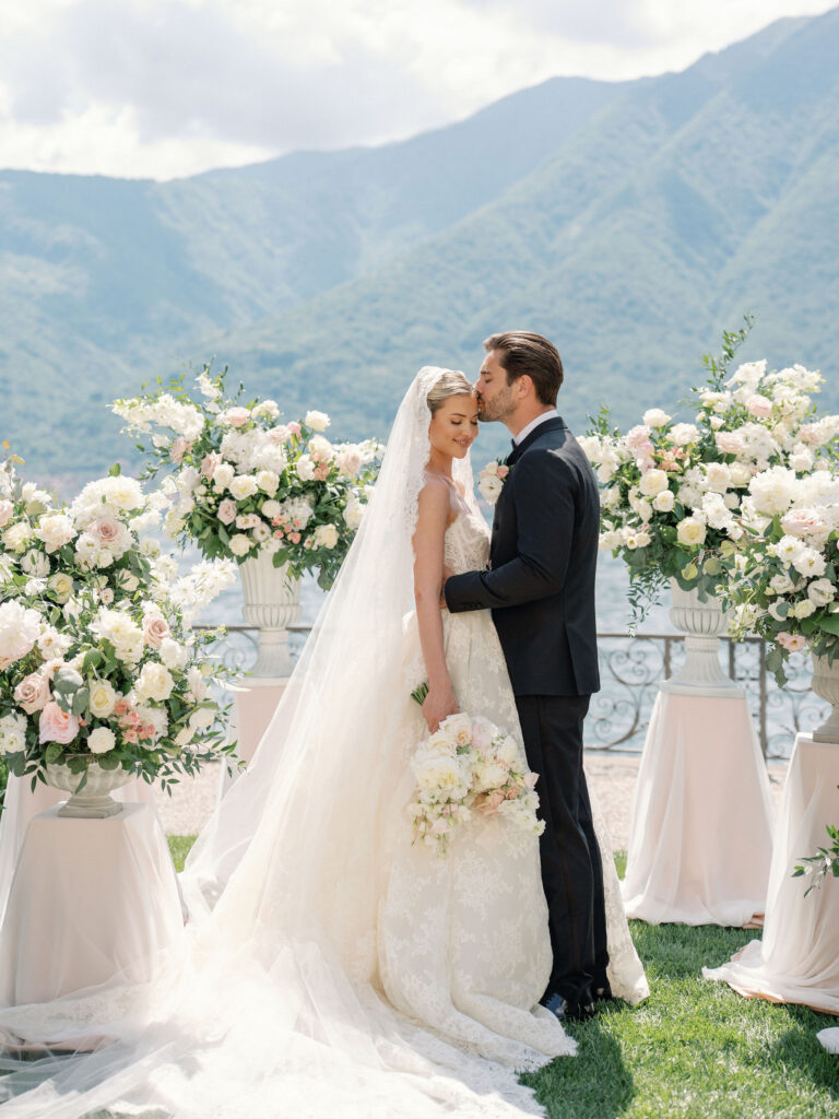 Lake Como Villa Balbiano Luxury Destination Wedding Florist
