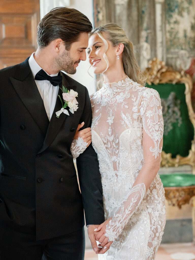 Lake Como Villa Balbiano Luxury Destination Wedding Florist