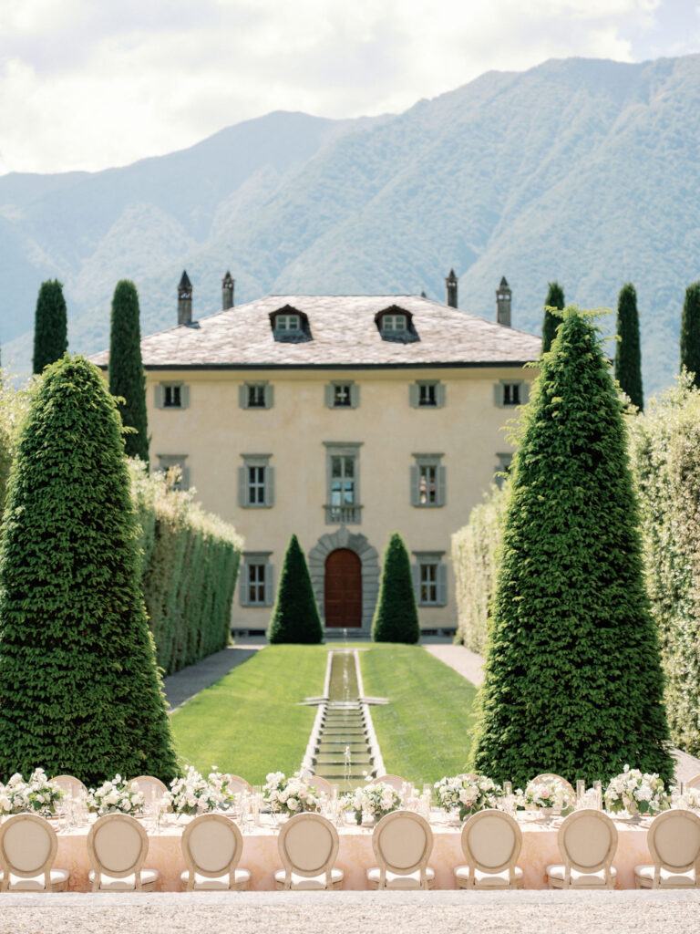 Lake Como Villa Balbiano Luxury Destination Wedding Florist