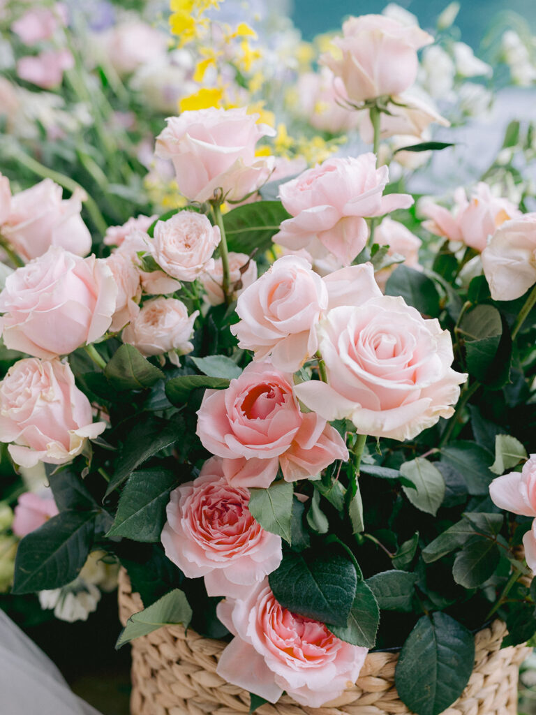 Luxury Cotswolds wedding flowers by Flourish & Grace at Euridge Manor