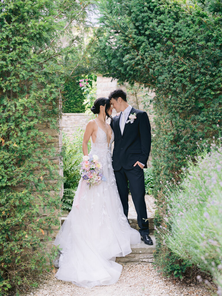 Luxury Cotswolds wedding flowers by Flourish & Grace at Euridge Manor
