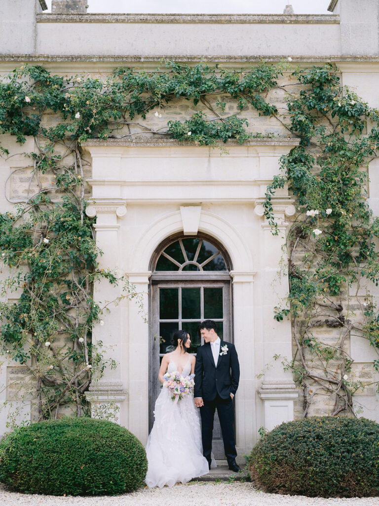 Luxury Cotswolds wedding flowers by Flourish & Grace at Euridge Manor