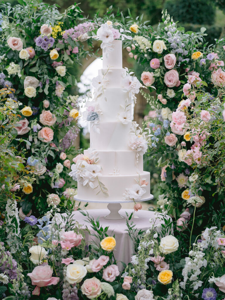 Luxury Cotswolds wedding flowers by Flourish & Grace at Euridge Manor