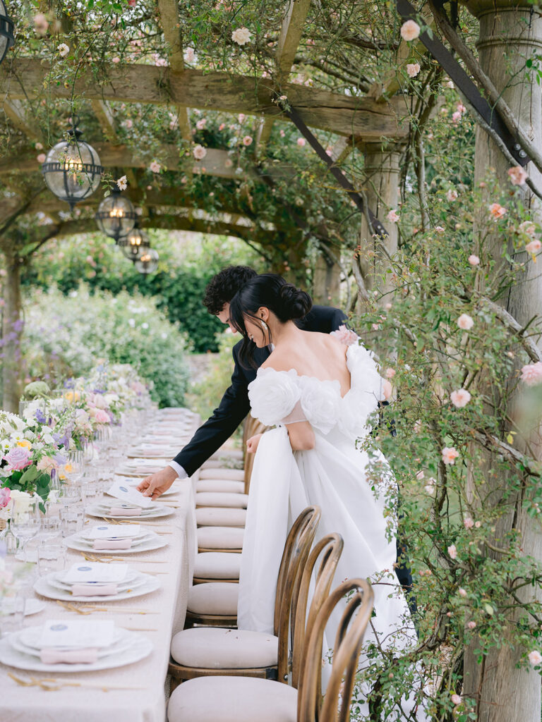 Luxury Cotswolds wedding flowers by Flourish & Grace at Euridge Manor
