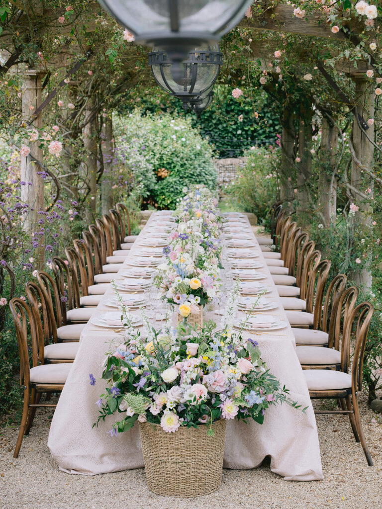 Luxury Cotswolds wedding flowers by Flourish & Grace at Euridge Manor