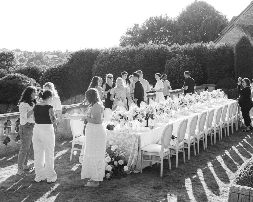 Luxury Cotswolds wedding flowers by Flourish & Grace at Euridge Manor